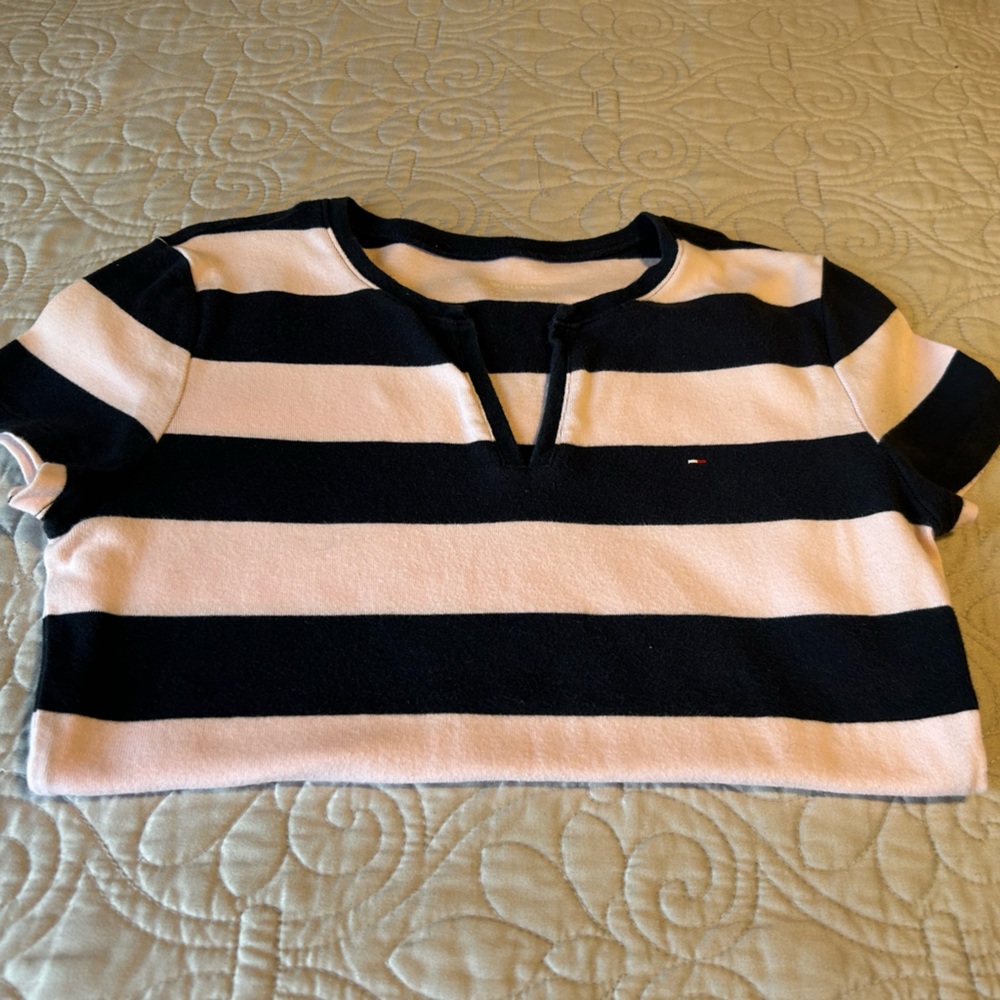 Striped Black and pink  Top